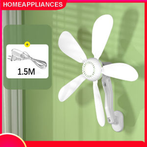 Quạt treo tường và trần Quạt trần Mini nhà bếp phòng tắm Hướng điều chỉnh 360 độ Đường dài 15 mét
