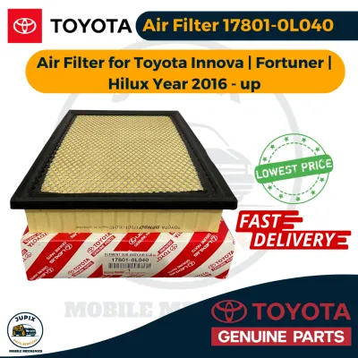Toyota Air Filter for Innova | Fortuner | Hilux Year 2016 - up [17801-0L040]