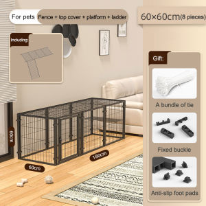 Extra Large Cat Cage Two Tier Cat Villa House with Free Space Portable Cat Playpen Cabinet Bed Rack for Indoor Kittens