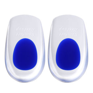 VTTO 1 Pair Silicone Gel Heel Cups Plantar Fasciitis Inserts Pads Heel Spurs Heel Pain