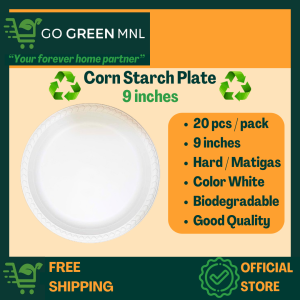 ♻️Bio♻️ Cornstarch Plate (7 in or 9 Inches ) 100% Compostable Disposable Natural