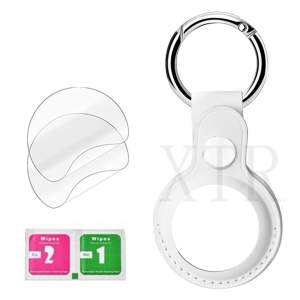 For Apple Airtags Locator Tracker airtag case keychain leather Anti-lost Cover Sleeve case for airtags Holder air tag