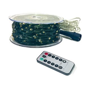 FLAIRBOX 50/100แอลอีดี ไฟคริสต์มาสไฟ กันน้ำกันน้ำได้ หลากสี ไฟเส้น LED ไฟแฟรี่ พร้อมรีโมทคอนโทรล ไฟต้นคริสต์มาส ของตกแต่งวันคริสต์มาส