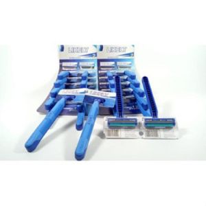 alat cukur 3 mata pisau / silet bulu kumis jenggot ketiak rambut kemaluan