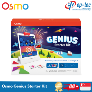 Osmo Genius Starter Kit for iPad 5 Hands-On Learning Games for Kids Ages 6+ w/ Base STEM Educational