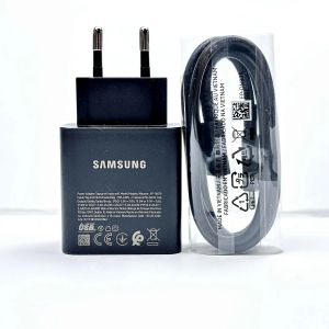 Original Samsung 60W PD Charger EU Fast Charge 5A Type C Cable For S26 Ultra S25FE S24 S23 A56 A57 M55s Tab S11 Ultra S10 FE2026
