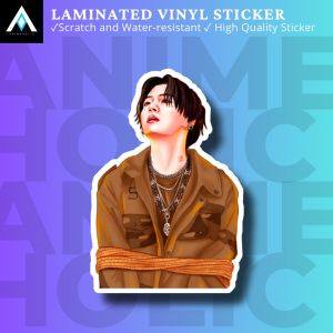 "LUFFY" MONKEY D LUFFY STICKERS ONE PIECE ANIME STICKERS FOR TUMBLERS AND MORE LAMINATED VINYL