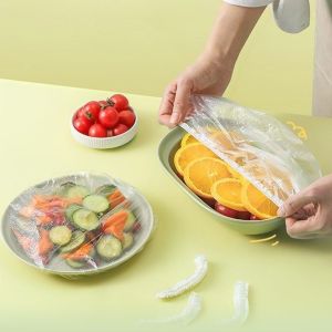 Fresh-keeping Lids Adjustable Elastic Plastic Caps Cover Food Storage Container Kitchen Fridge Organization Accessorie Houseware2026