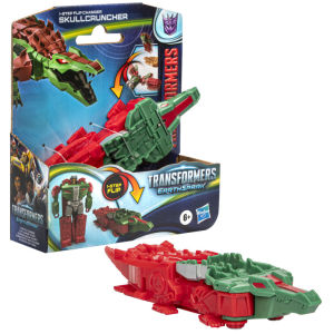 Transformers Toys EarthSpark 1-Step Flip Changer 4-Inch Action Figure Robot Toys for Ages 6 and Up