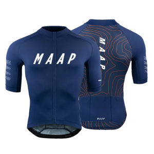Maap Áo đi xe đạp chuyên nghiệp chống UV Nam Nữ Đạp Xe Đạp quần áo 2023 thời trang xe đạp Áo ngắn tay Jersey nhanh chóng-khô Áo đi xe đạp