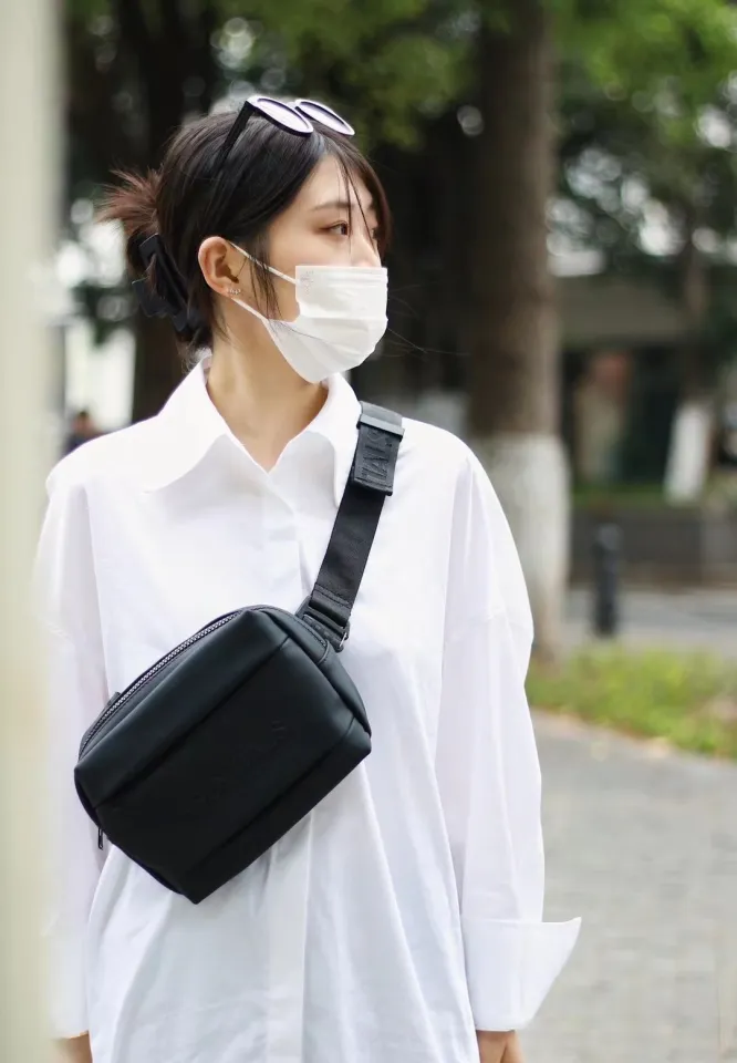 FOG FEAR OF GOD New Essentials Double Thread PU Leather Crossbody