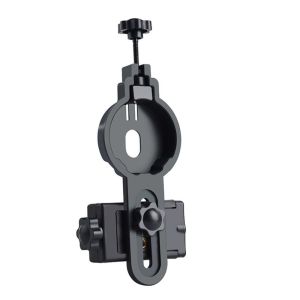 SADSAF Adjustable Phone Lens Photography Adapter Mount Universal Upgrade Telescope Phone Clip Bracket Microscope Accessory Compatible Spotting Scope Adapter Mount for Binocular Monocular