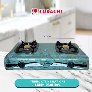 Todachi Kompor Gas 2 Tungku 72 cm (T522A ELG) Gas LPG Gas Alam