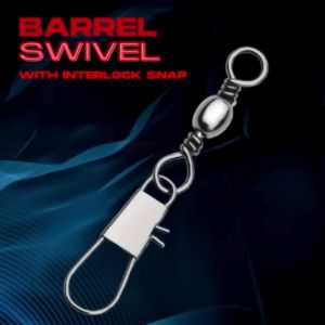Tornado Fishing TDF Barrel Swivel With Interlock Snap