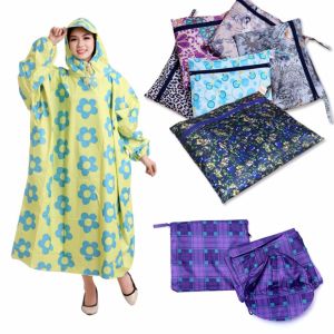 Áo mưa bít vải dù hoa văn siêu đẹp
