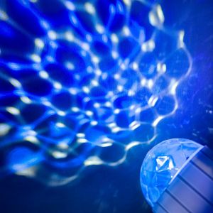 NEW 2in1 Portable Bluetooth Speaker LED RGB Laser Lights with Remote Control Rechargeable Disco Misic Star Lamp Waterwave Starry Galaxy Night Light Projector Wireless Speaker Multicolor Crystal Magic Ball Night Light Speakers Light