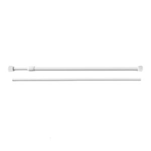 Adjustable Tension Rods 17-42inch Spring Curtain Rod for Shower Window and Closet with Strong Spring Design No Drilling