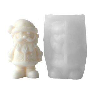 Santa Figure Silicone Mold For Handmade Soap Making Christmas Theme Silicone Mould For Epoxy Resin