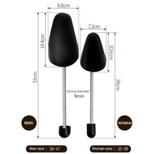 1 Pair Shoe Tree Spring Type men&women support Plastic Stretcher Shaper Expander Footwear Shoe support Leather