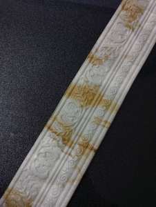 7mm Thickness Wall Trim Line Wall Skirting Border Waist Border Wallpaper 3D Pattern Wall Sticker