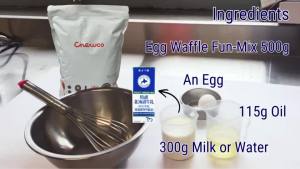 Bubble Waffle Mix / Waffle Dessert Premix Flour 1kg Waffle Needs