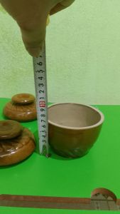 Bộ 3 Âu đựng mỡ bằng sành liễn đựng mỡ hũ đựng mỡ âu mỡ sành niễng đựng mỡ hũ dựng mỡ