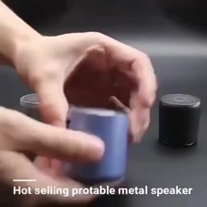 A107S Portable Bluetooth 5.0 Speaker TWS Best Sound Effect Subwoofer Powerful HD Sound Effect 8 Hours Play Time Metal Body