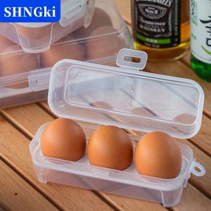 SHNGki Ngoài trời chống sốc Hộp trứng hộp lưu trữ cắm trại di động shatterproof khay trứng Nhà nhựa Hộp bảo vệ du lịch shatterproof