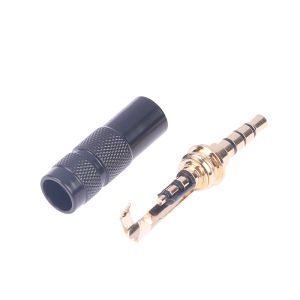 【จัดส่งภายใน 2-3 วัน】 Plated 3.5mm TRS ชายถึง3.5 MM TRRS FEMALE STEREO AUDIO Connector 3.5 MM