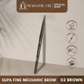 Madame Gie Supa Fine Mechanic Brow - Make Up Pensil Alis - Eye Brow Matic - Make Up Mata - Eye - Rias Wajah. 