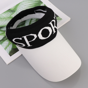 TP02 Topi Golf Tennis Rajut Katun Elastis Topi Golf Sport Topi Senam Zumba