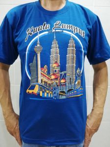 Kemaja Dewasa-TC-BUATAN MALAYSIA-t shirt klcc - tc tebal - adults - cotton - t shirt malaysia - roundneck - baju lengan pendek - baju twin tower - souvenir - baju murah