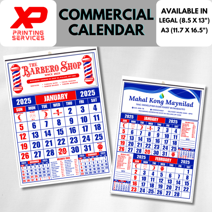 Commercial Calendar 2025 Template Free Download Pdf Printable Free 