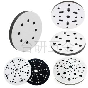 LUXERY 1Pcs 6inch 150mm Sponge Interface Pad Soft Sanding Discs Sander Backing Pads Durable 49-Holes Buffer Pad For Sanding Pads