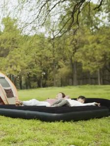 Inflatable Mattress Double Household Single Car Air Cushion Bed Folding Floor-Laying Camping Travel Tent Single Lunch Break