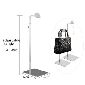 🔥【SG Ready Stock】Adjustable display stand handbag scarf display stand display standMetal handbag storage rack desktop single hook