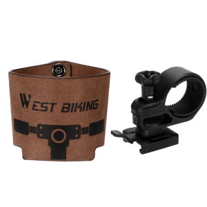 WEST BIKING Bike Water Bottle Cage Coffee Tea Cup Holder MTB Road Bicycle Bracket Aluminum Drink Holder Bike Accessories