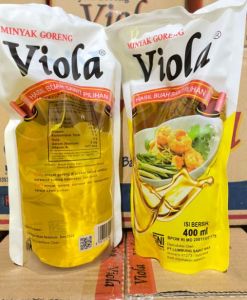 Minyak goreng viola kemasan pouch 400 ml