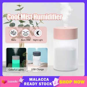 Mini Air Purifier 260ml Electric Ultrasonic Mist Maker With LED Night Lamp 2 Modes Mist Air Humidifier Home Car Office Anion Nano Sprayer | Cute Baby