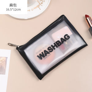 Fashion Women High Capacity Cosmetic Bag Waterproof Portable Transparent Cosmetic Make up Skin Care Beach Wash Travel Bag Pouch Organizer