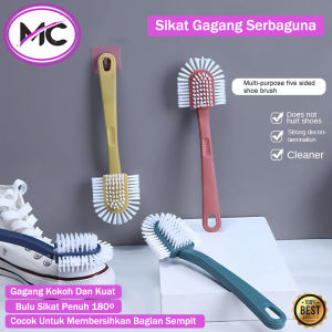 Sikat Pembersih Sepatu Sandal Dua Sisi Sikat Gagang Insole Sneakers Sikat Gosok Kloset Toilet WC SIkat Kamar Mandi