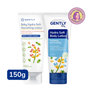 GENTLY Hydra Soft Body Lotion Losion Bayi & Anak Ceramide + 13x Hypoallergenic 50ML & 150ML