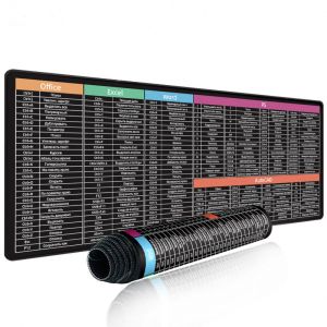 Extended Keyboard Mouse Mat Shortcut Gaming Keyboard Mouse Pad Mousepad Desk Mat Huge Extended Rubber Base for Home