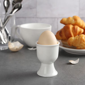 DAFIFY 3 Pcs Porcelain Egg Cups Holder 4.7 x 6.1 cm