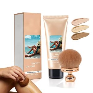 2026 Upgraded Body Coverage Perfector No Transfer Body Foundation with Brush Waterproof Leg and Body Makeup for All Skin Tones Tattoo Cover Up Makeup & Concealer for Women (Bronze)