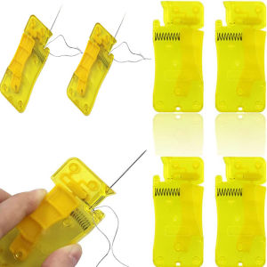 2PCS Automatic Needle Threader Simple Threader Needle DIY Sewing Needle Threader Sewing Crafting Tool kit for AdultOldKids Housewife