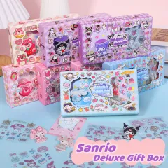 450pcs Sanrio Scrapbook Sticker Book Kuromi Melody Cartoon Cute 16