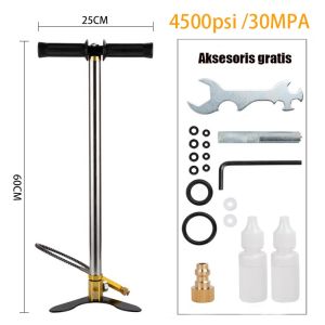 Pompa pcp 4500/6000psi melipat pompa tembak senapang angin terbaru sepeda motor balon manual air pump