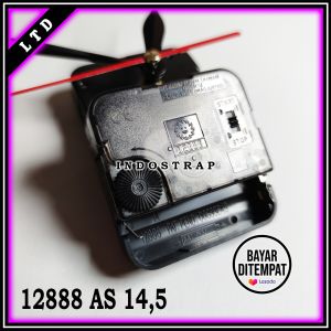 mesin jam dinding panjang as 145 mm model detak free jarum QUARTZ 12888 on/off
