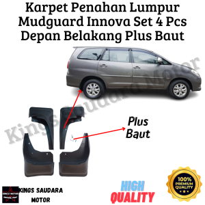 Karpet Lumpur Atau Mud Guard Innova 2005-2015 Plus Baut Termurah Best Seller